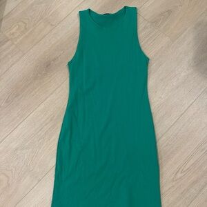 Zara Sleeveless Teal Midi Dress